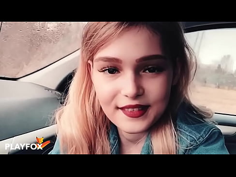 ❤️ Sexy Babe ak kè kontan souse sou kat rabè ️ Slope nan nou ☑